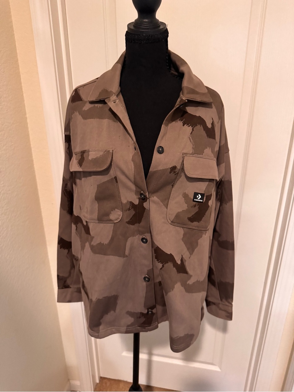 Converse Brown Camouflage Military Field Jacket
